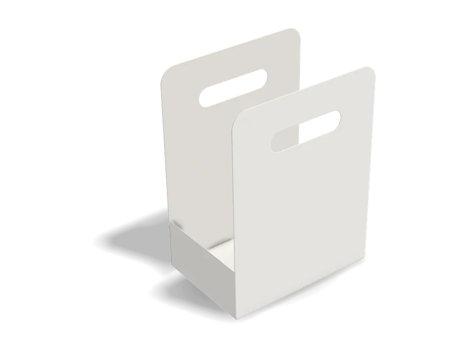 Tall tray with handles