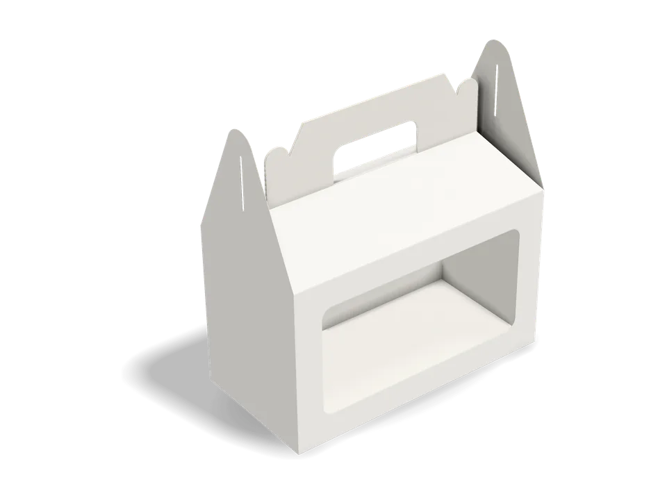 Gable box with window