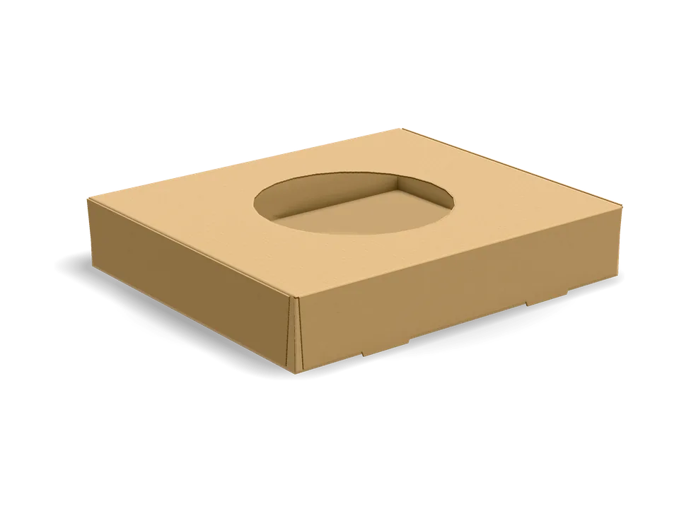 Pizza box with window