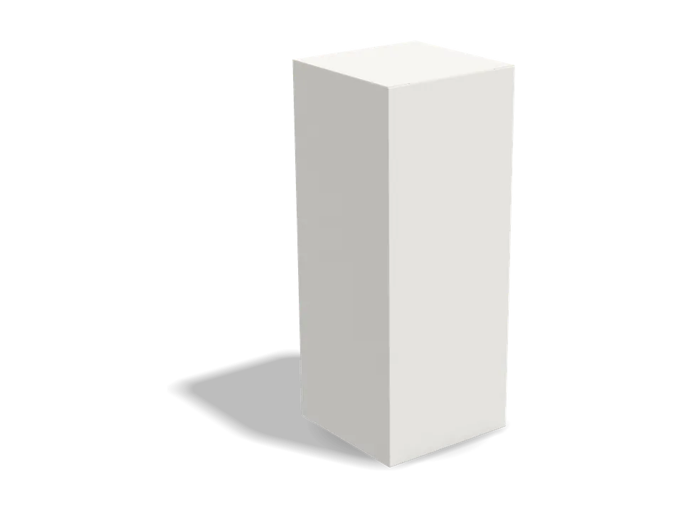 Tall square carton