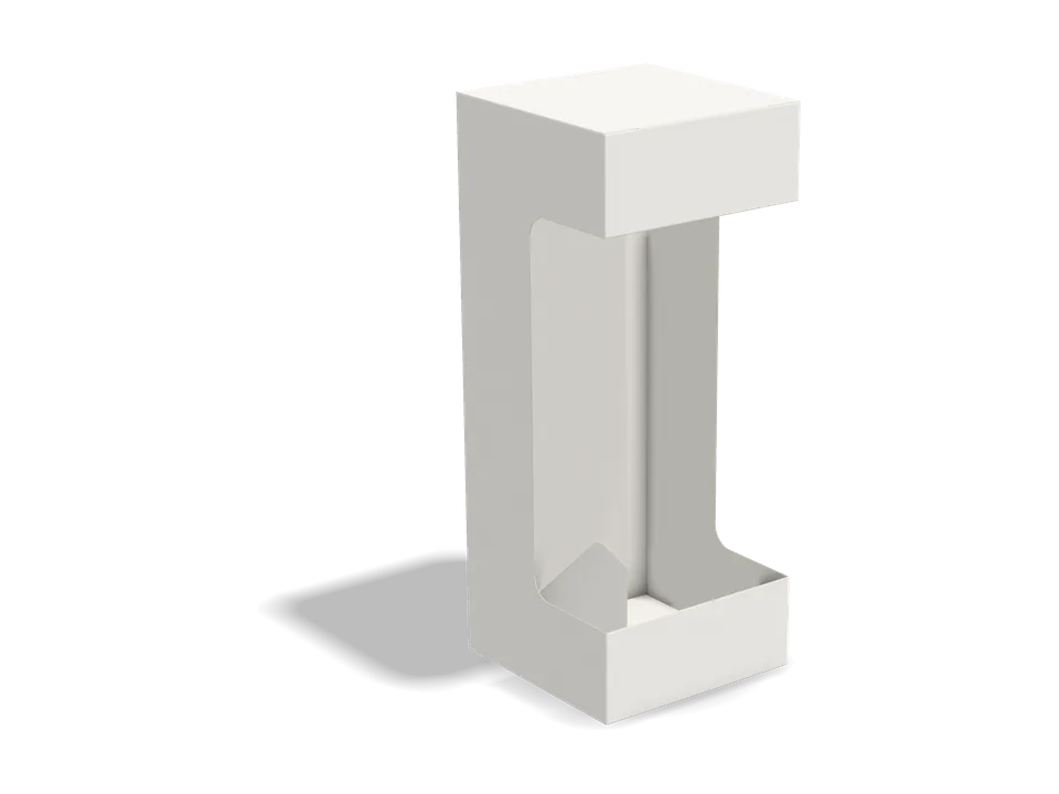 Square window carton