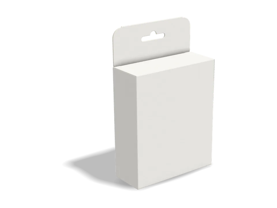 Hanging carton with hook