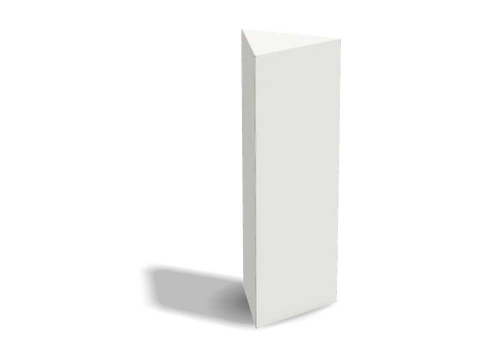 Triangular carton