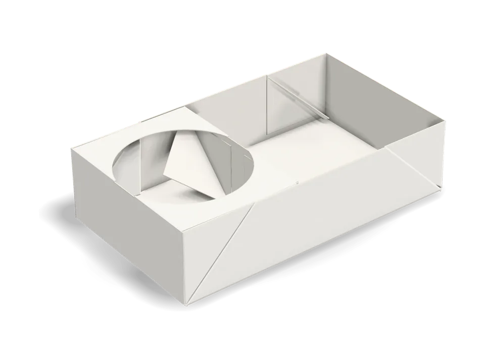 Meal tray with cup holder