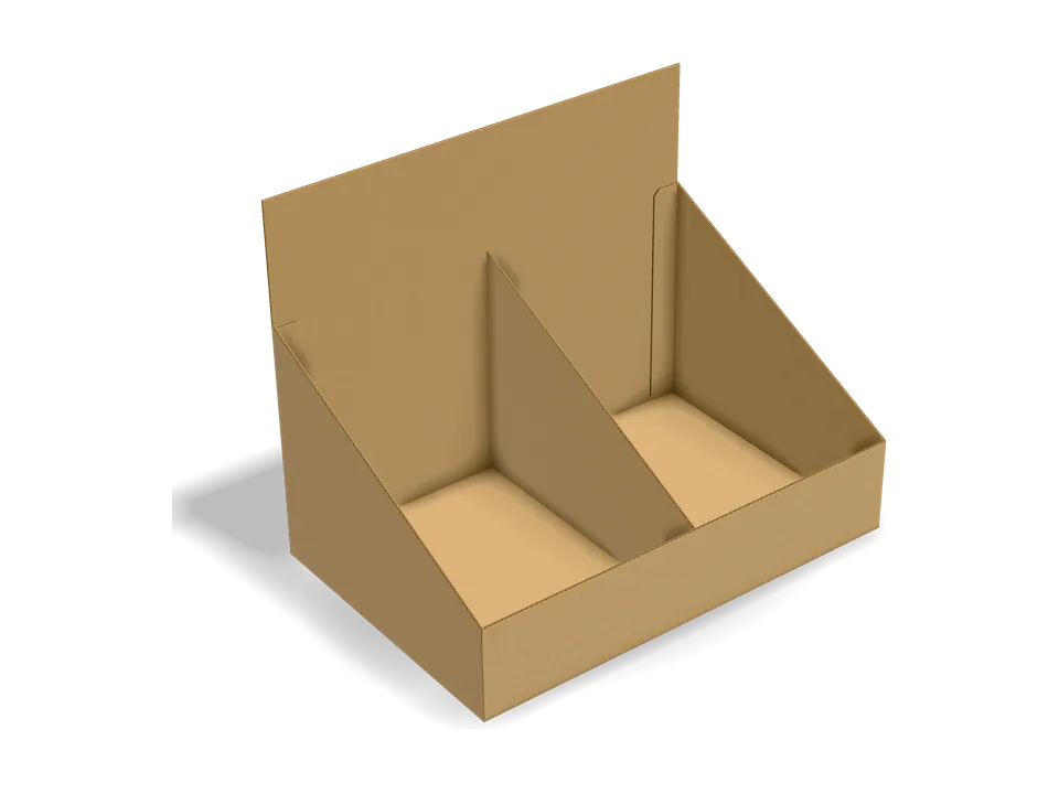 Display with center divider