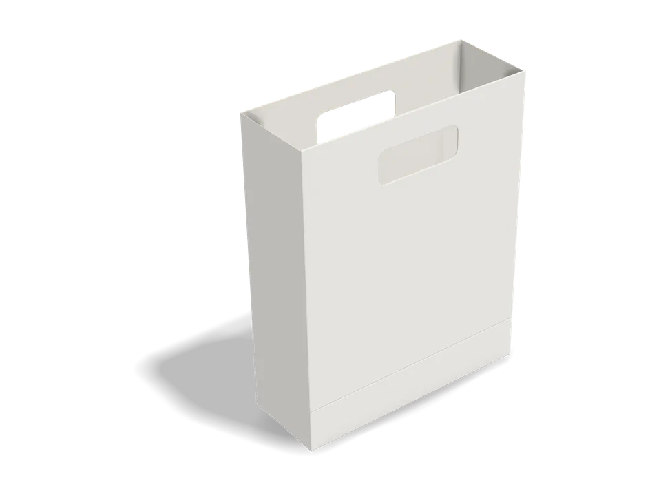 Bag with handle and closure